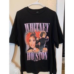 H&M Divided Oversized Whitney Houston Tribute Tee